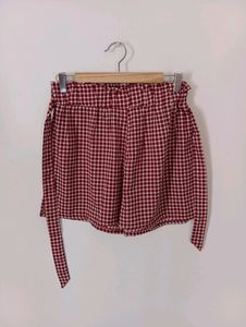 Checked Crop Top &amp; Short (Women)