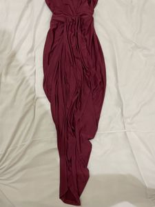 Elegant Deep V-Neck Party Dress