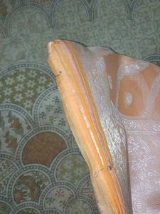Elegant Peach Banarasi Silk Saree