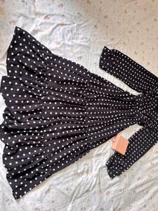 Black Polka Dot  Dress
