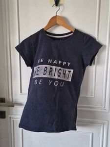 Blue Graphic Print T-Shirt