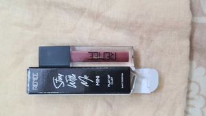 Beauty blender,lipstick,lipliner,brow gel and powd