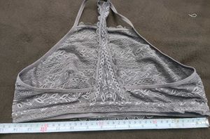 Lace Halter Neck Bralette Top 🖤