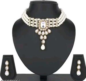 transparent beads Jewellery Set...