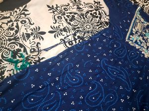 💙Beautiful Bandhni Embroidered Anarkali Gown