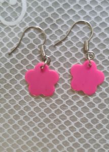 Pretty Pratty Pink Floral Danglers