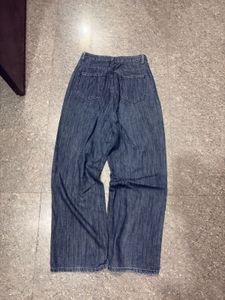 Korean Wide Leg raw Denim style Jeans