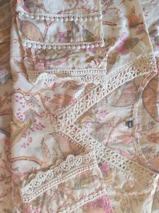 Floral Print Kurta with Pants Set