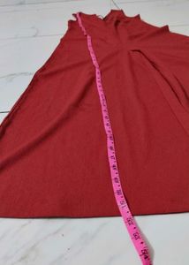 Red Wide-Leg Jumpsuit