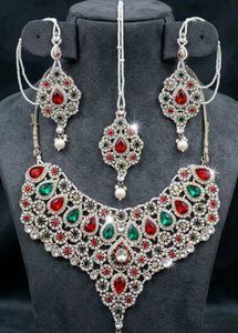 Traditional Ruby &amp; Emerald Bridal Set 4pc ✨