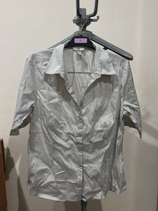 Classic Striped Button-Up Shirt