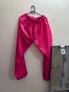Vibrant Pink Floral Kurta Set with Dupatta