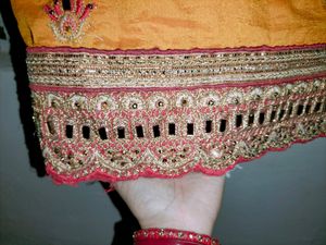 Mustard Wedding Saree