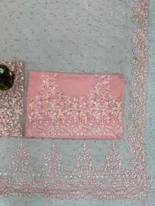 Beautiful Pink Saree