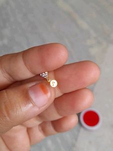 Sparkling Triangle Stud Earrings