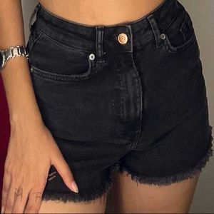 New Stylish Black Denim Shorts & Free Gift 🎁