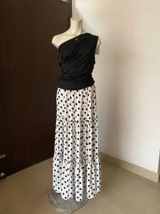 Polka Dot Maxi Skirt
