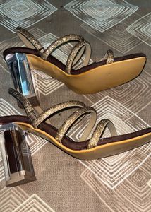 Sparkling  Heels never worn