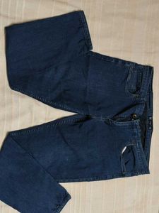 Classic Dark Wash Denim Jeans
