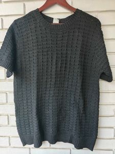 Chic Knitted Short Sleeve Top