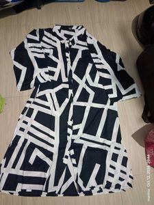 Stylish Geometric Print Maxi Dress