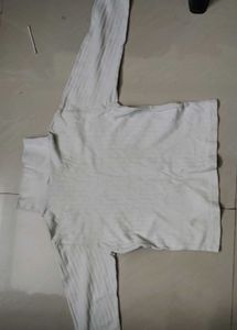 White Long Sleeve Top