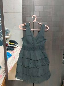 Chic Black Tiered Ruffle Dress