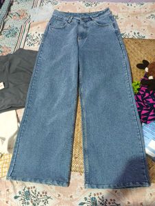 Light Wash Wide Leg Jeans