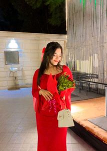 Elegant Red Maxi Dress for Special Occasions