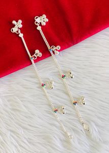 Pure Silver Kids Payal (wt:-18.060g)