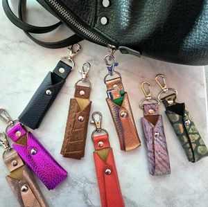 Set of 8 Stylish Keychain Pouches
