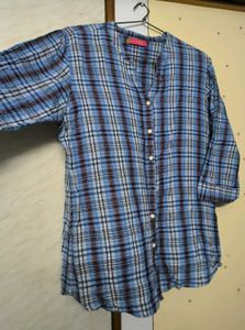Blue Plaid Shirt 💠