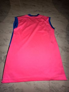 Sleeveless V-Neck Athletic Top