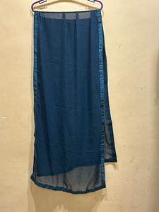 Teal Colour Festive Wear Long Kurta&amp;Dupatta Size L