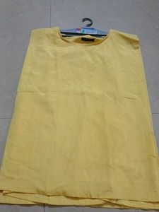Yellow Sleeveless Top