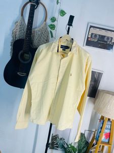 Ralph Lauren Men's Yellow Long Sleeve Shirt