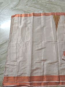 Beautiful Brand New Cotton Saree With Blouse❤️