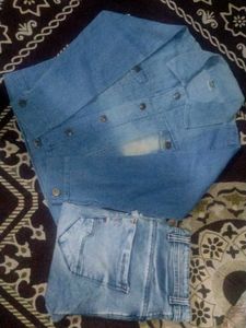 Denim Jacket &amp; Jeans Set