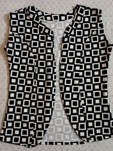 Stylish Geometric Print Vest