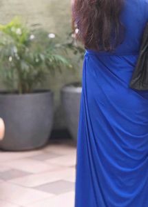 Stunning Royal Blue Embellished Dress