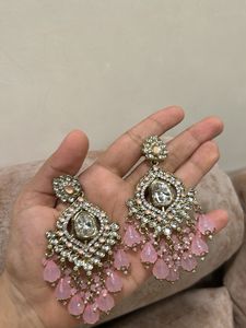 Exquisite Pink Drop Earrings