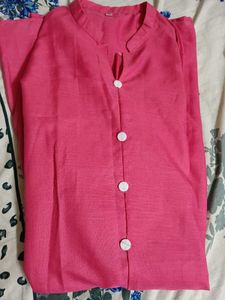 Pink Cotton Kurti