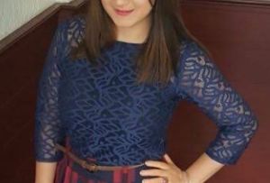 Laila Grace Blue Lace Top