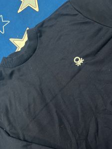 United Colors of Benetton Navy Long Sleeve Top