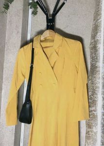 Mustard Yellow Formal Dress