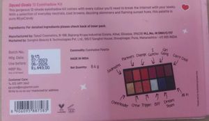 Swatched Eyeshadow Palette