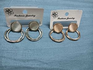 Anti tarnish Hoop Earings Silver & Golden