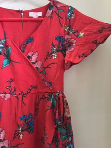 Floral Wrap Dress
