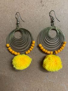 Funky Pom Earrings