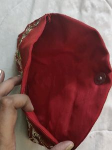 Handmade Red Pouch